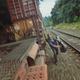 Illustration for article titled Eye-Opening Photos Of Folks Who Illegally Hop Trains Across America